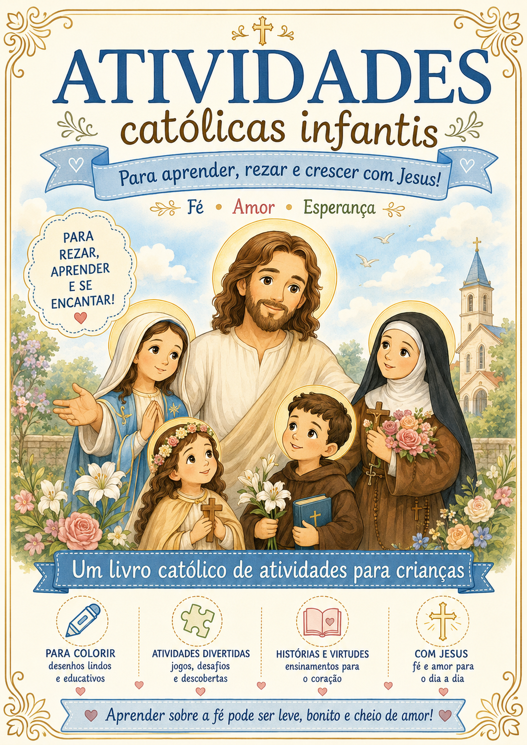 Capa Atividades Católicas Infantis